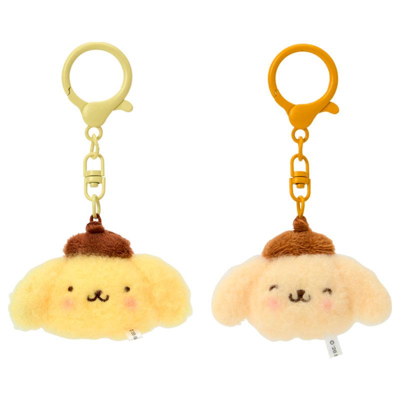 PomPomPurin Matching Plush Keychain Set