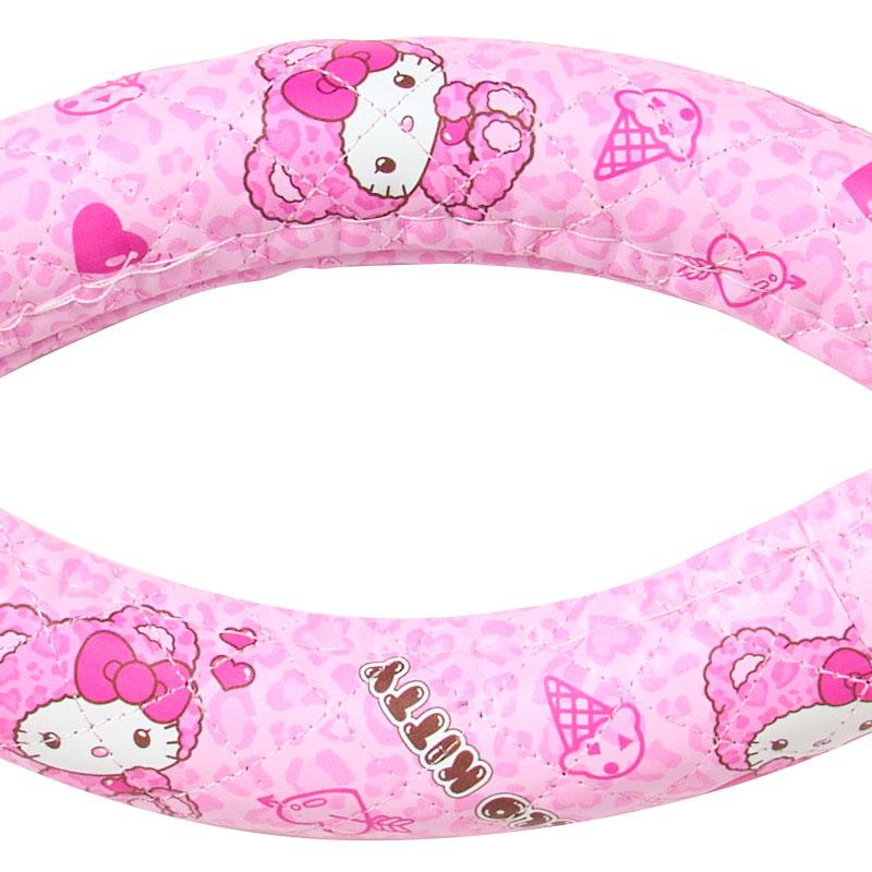 Hello Kitty Steering Wheel Cover Pink