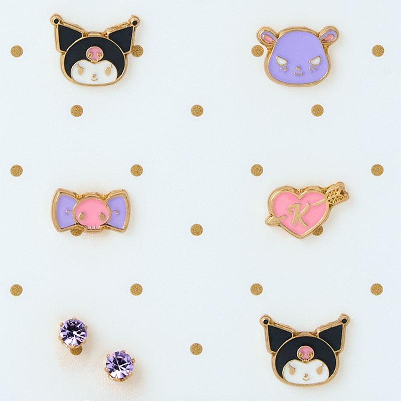 Kuromi Earrings Set