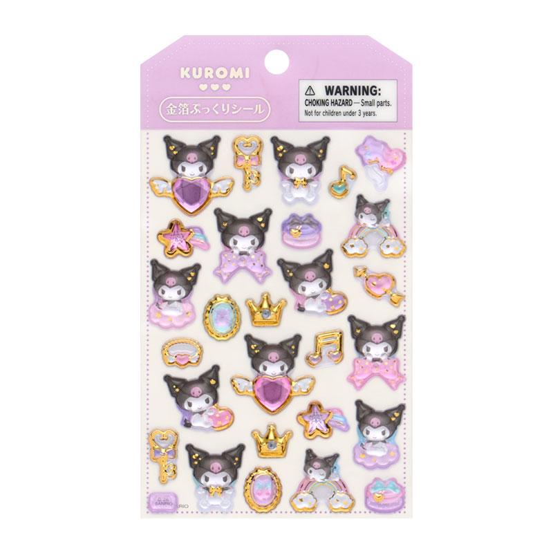 Kuromi Gold Foil 3D Sticker