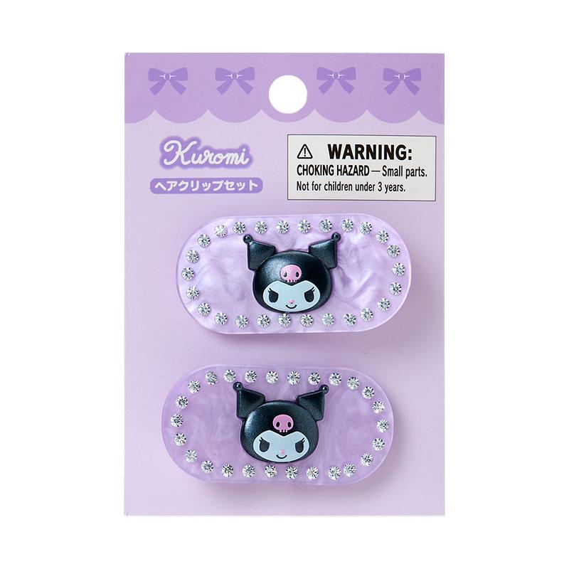 Kuromi Hair Clips Set
