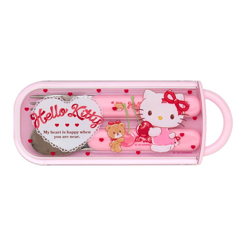 Hello Kitty Cherry Lunch Utensil Set