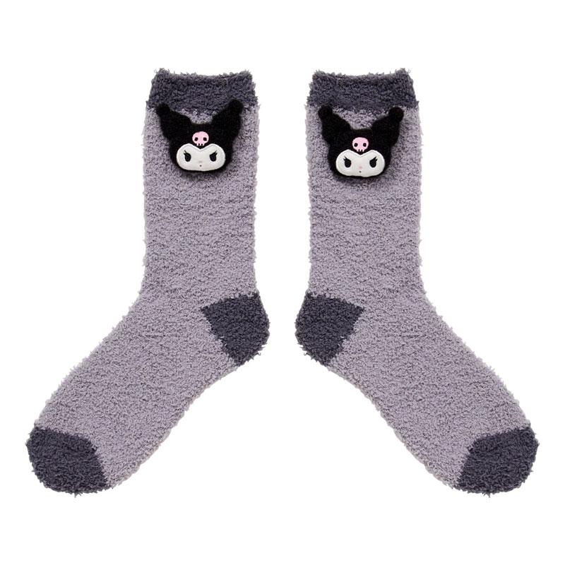 Kuromi Mascot Fluffy Long Socks