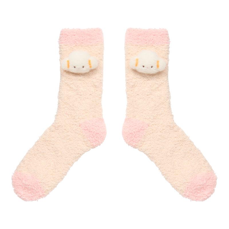 Cogimyun Mascot Fluffy Long Socks