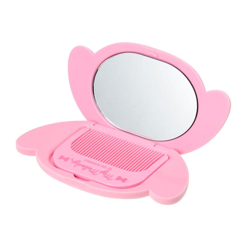 My Melody Flocky Mirror & Comb Set