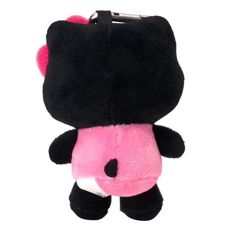 Black Hello Kitty Heart Carabiner Plush Mascot
