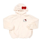 Hello Kitty Zip Up Hoodie [White]