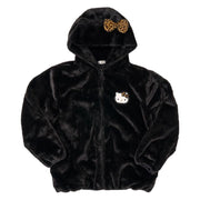Hello Kitty Zip Up Hoodie [Black]