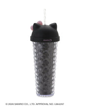 Hello Kitty PINK x BLACK Glitter Tumbler