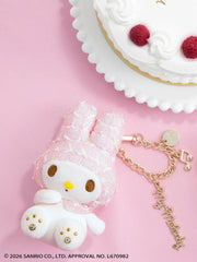 My Melody Tweed Hood Plush Mascot [Pink]