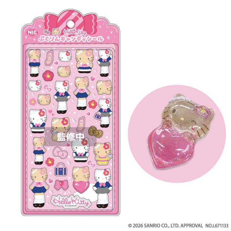 Hello Kitty Style Up 3D Stickers