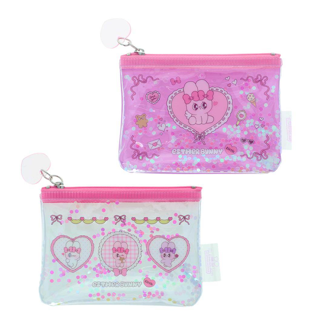Esther Bunny Sequined Mini Pouch