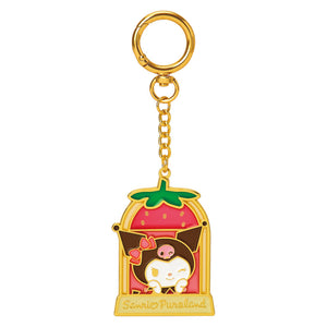 Kuromi Puroland Exclusive Strawberry Series Keychain