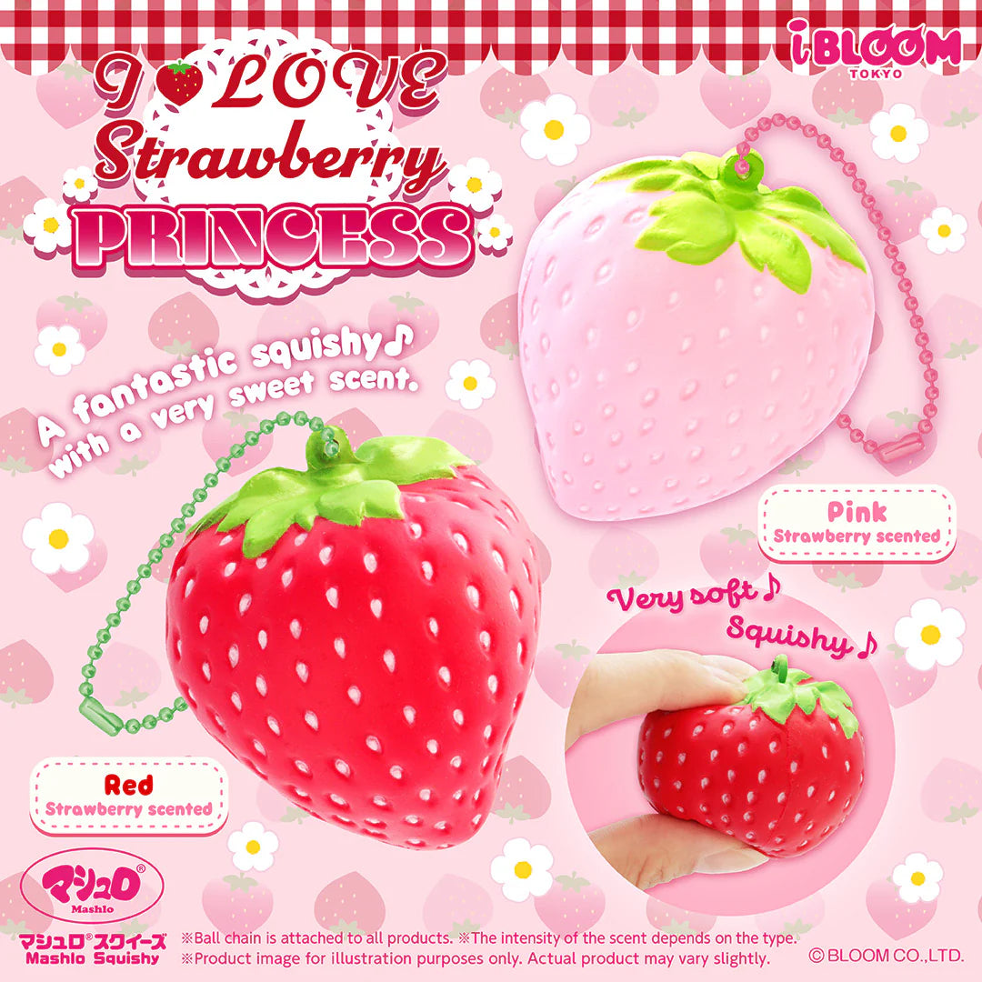 iBloom I Love Princess Strawberry Squishy