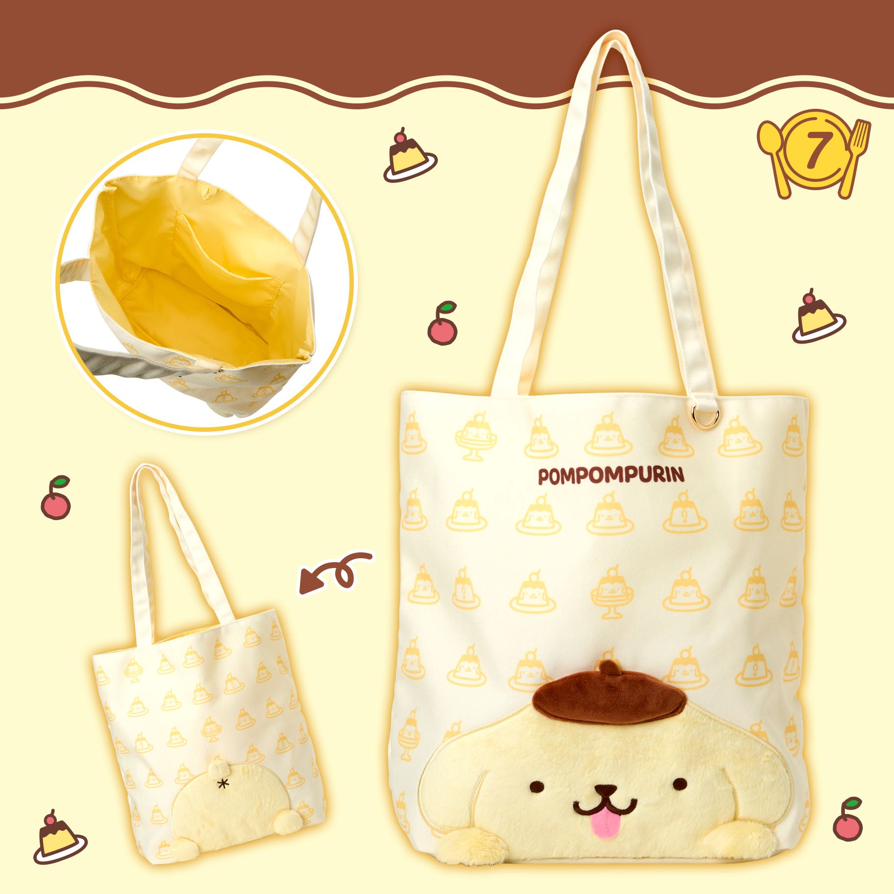 Pompompurin's 30th Anniversary Tote Bag