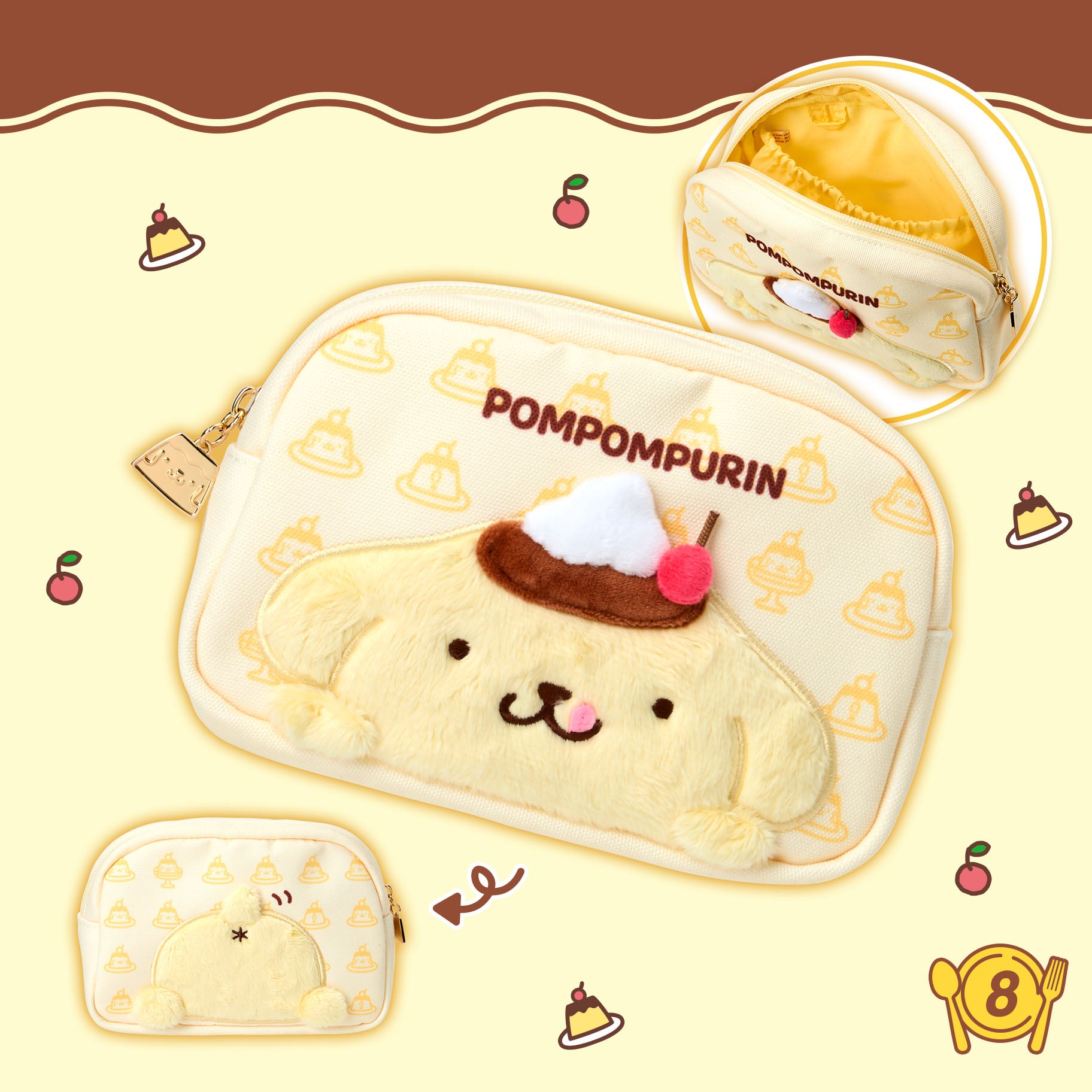 Pompompurin's 30th Anniversary Pouch
