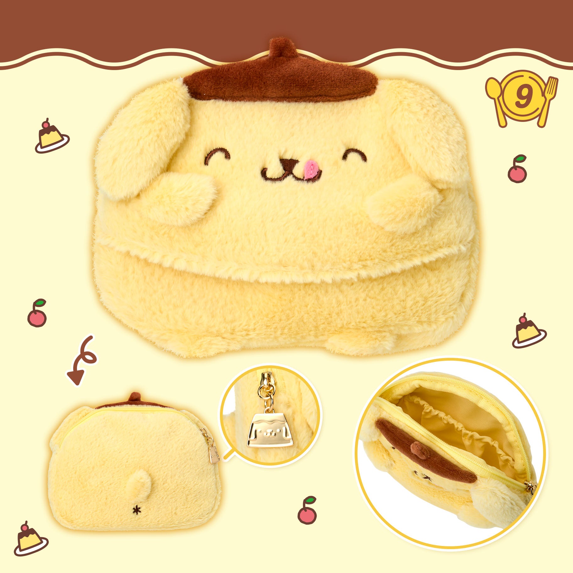 Pompompurin's 30th Anniversary Tissue Pouch