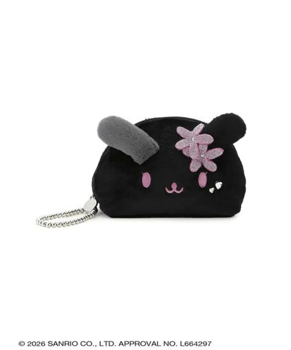 Usahana PINK x BLACK Face Pouch