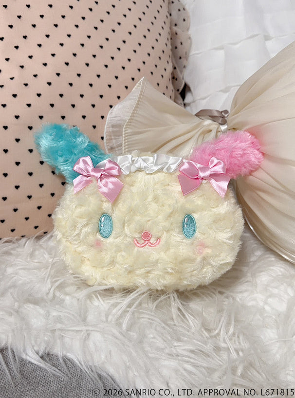 Sanrio x GRL's Curly Fur Usahana Face Pouch