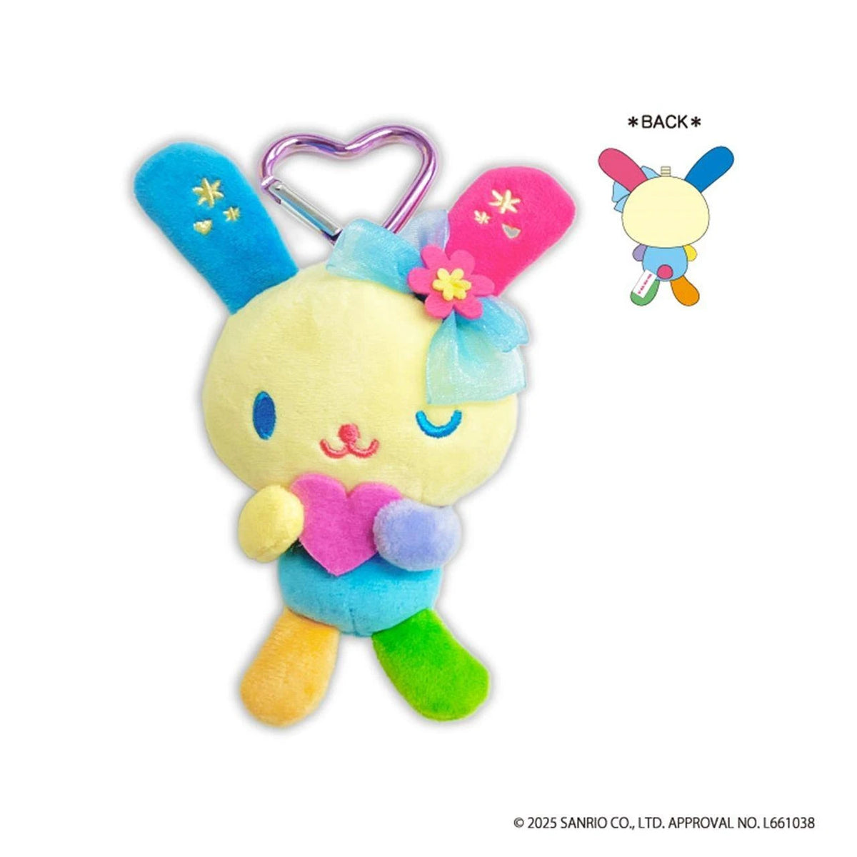Usahana Carabiner Plush Mascot [Heart]