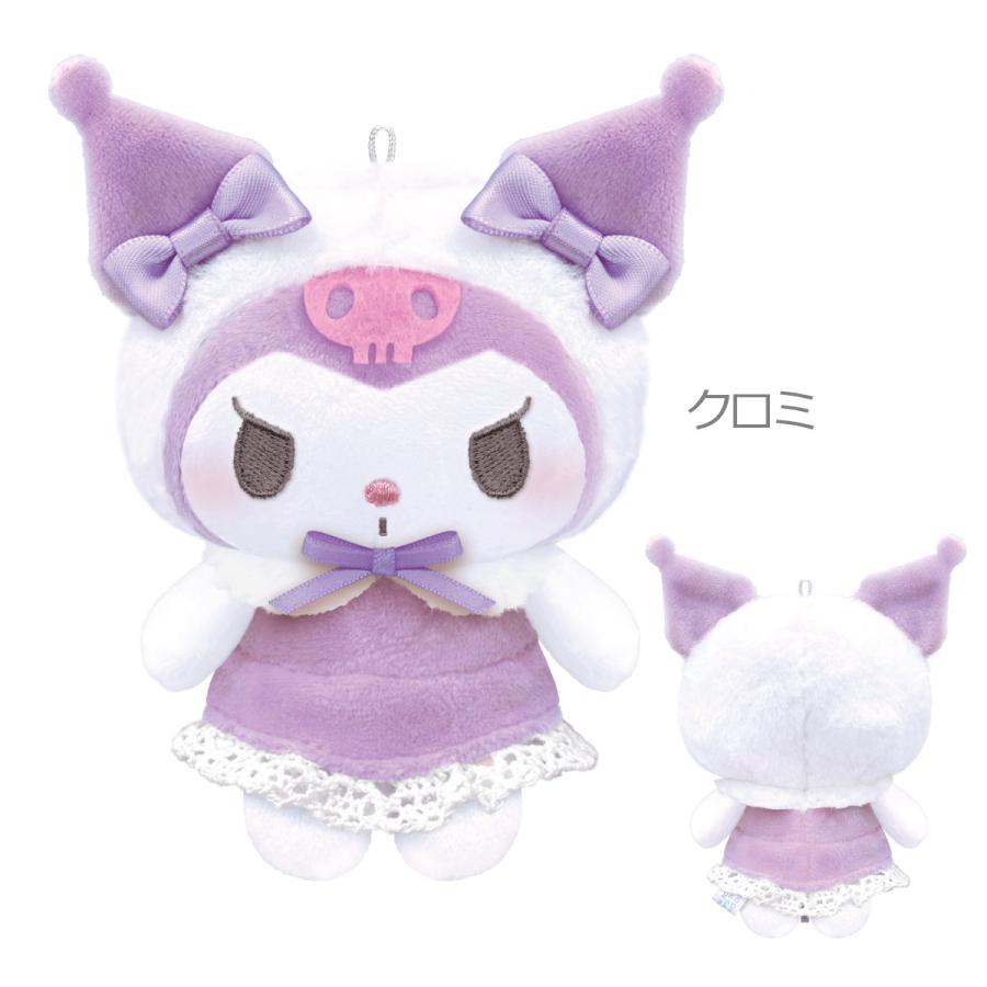 Kuromi "White Cat Baby" Mascot Plush