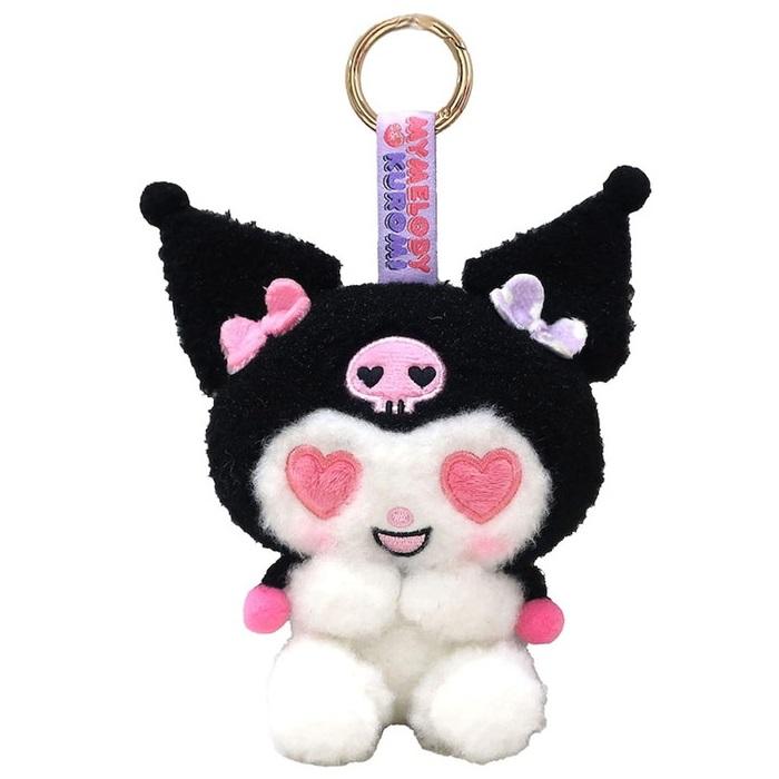 Netflix Kuromi Heart Eyes Plush Mascot