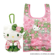 Hello Kitty "Matcha Sakura Kimono" Eco Bag & Plush Mascot