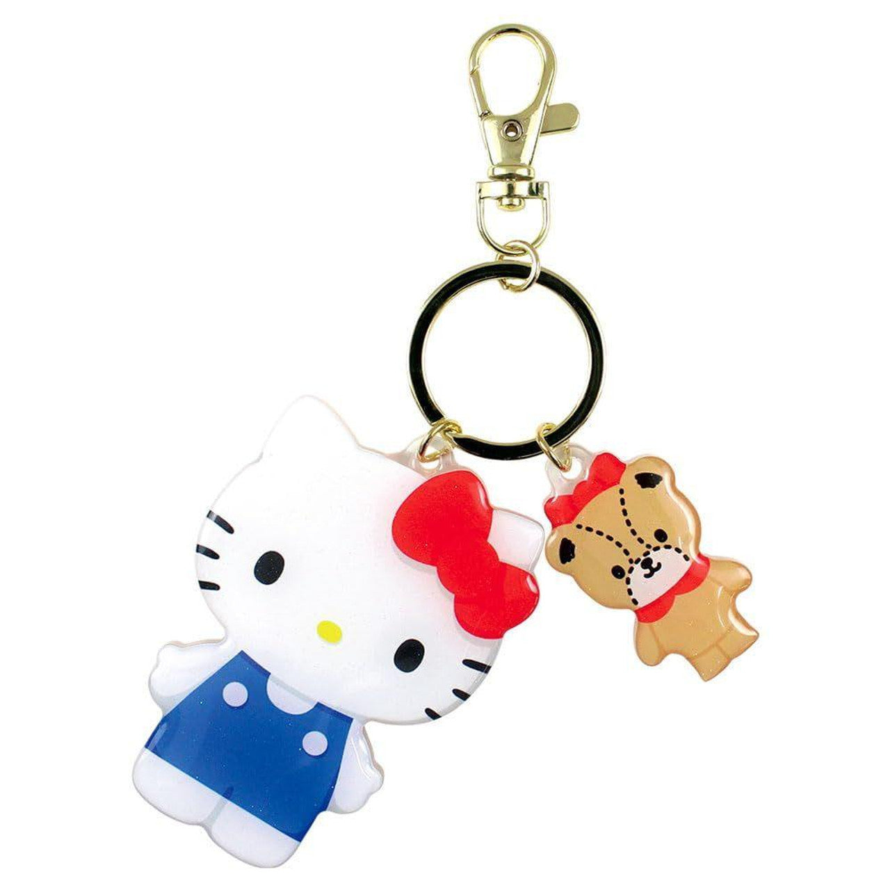 Hello Kitty Die Cut Twin Keychain