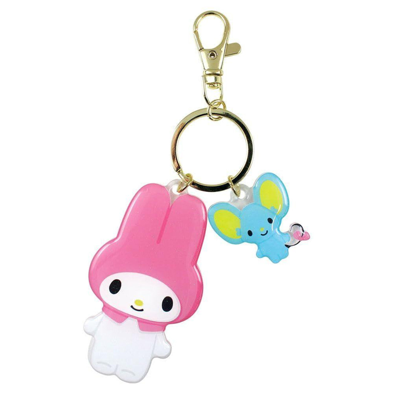 My Melody Die Cut Twin Keychain
