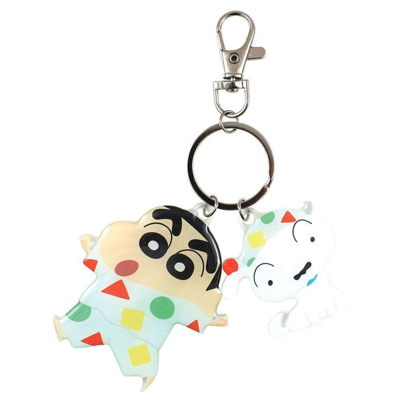 Crayon Shin-chan Pajamas Die Cut Twin Keychain