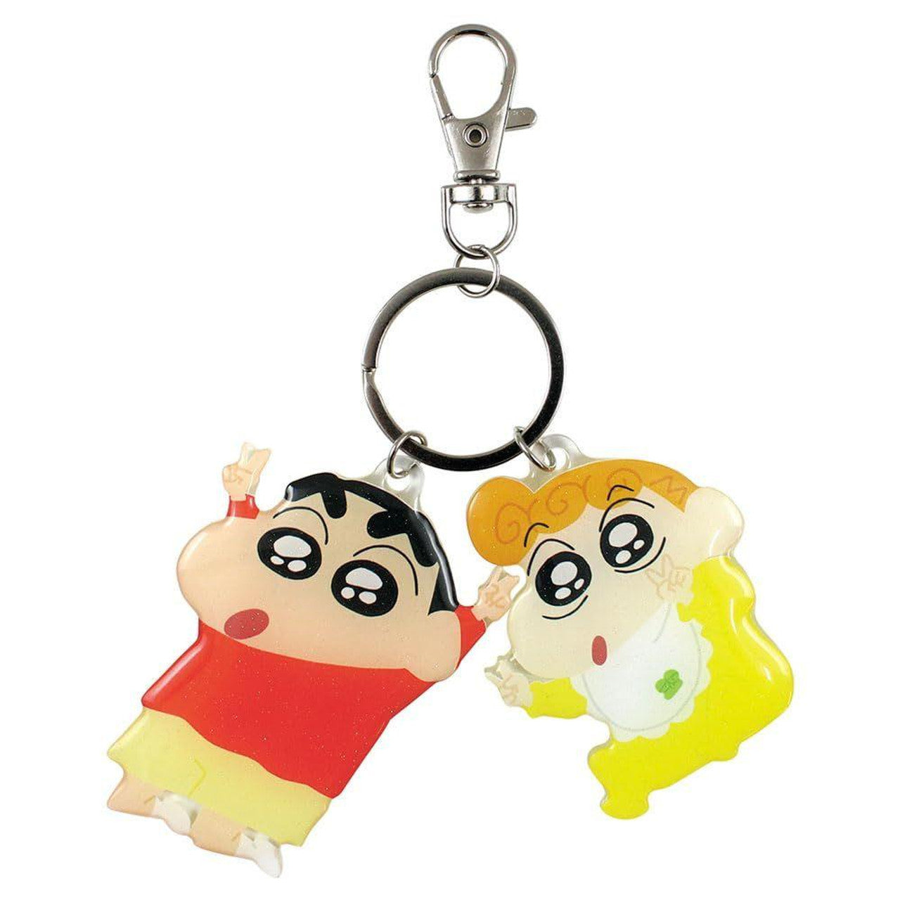 Crayon Shin-chan Die Cut Twin Keychain