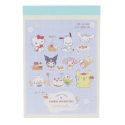Sanrio Character "Tea Time" Mini Memo Pad B