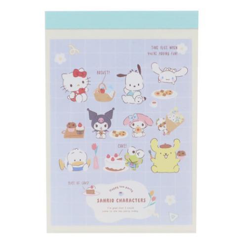 Sanrio Character "Tea Time" Mini Memo Pad B