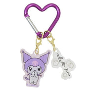 Kuromi Onomatopoeia 2 Charm Keychain