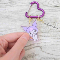 Kuromi Onomatopoeia 2 Charm Keychain