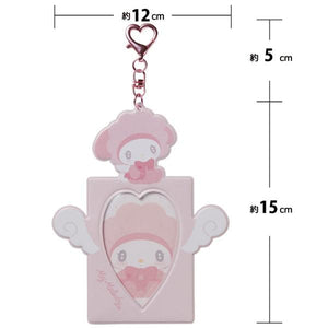 Kuromi Cupid Baby Card Holder Keychain