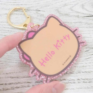 Tan Hello Kitty Acrylic Keychain [Sunglasses]