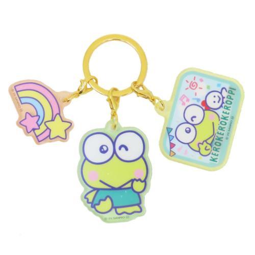 Sanrio Characters Heart Pounding 3-strands Keychain
