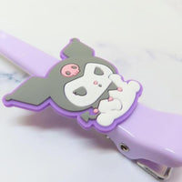 Kuromi Mascot Long Hair Clip