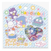 Hapidanbui Clear Plump Glitter 3D Sticker Set