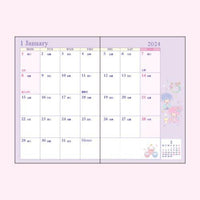 LittleTwinStars 2024 Small Monthly Planner
