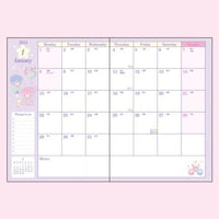 LittleTwinStars 2024 A5 Monthly Planner
