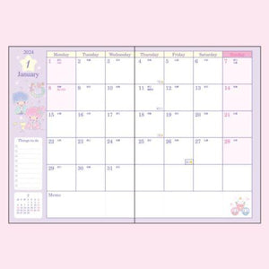 LittleTwinStars 2024 A5 Monthly Planner