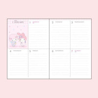 My Melody 2024 B6 Weekly Panel Planner
