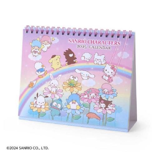 Sanrio Characters Ring Desktop Calendar [Rainbow] Charms LOL