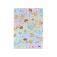 Little Twin Star Retro Die-cut Clear File 5-pocket
