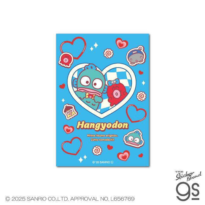 Hangyodon 40th Anniversary Fair Heart Diner Sticker
