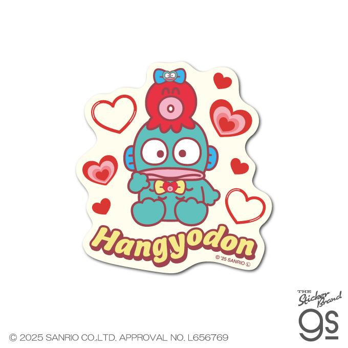 Hangyodon 40th Anniversary Fair Heart Diner Sticker