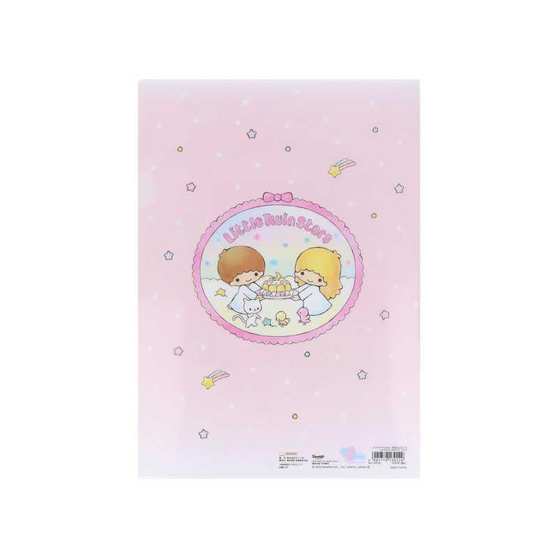 Little Twin Star Retro A4 Clear File