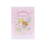 Little Twin Star Retro A4 Clear File